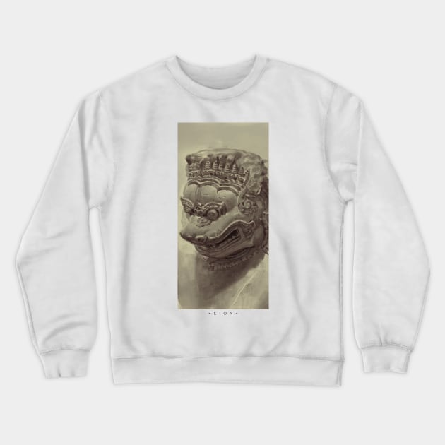 Lion Crewneck Sweatshirt by Orad_Mas